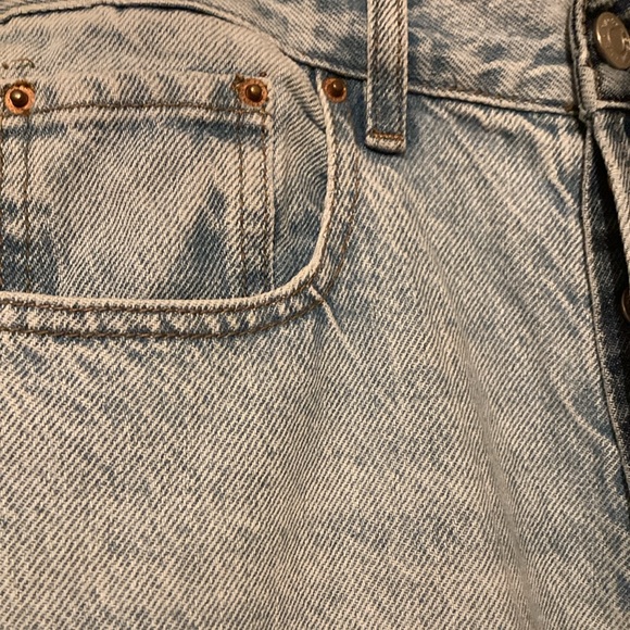 Pacsun Two Tone Denim High Waisted Straight Leg Dad Jeans - Picture 8 of 12